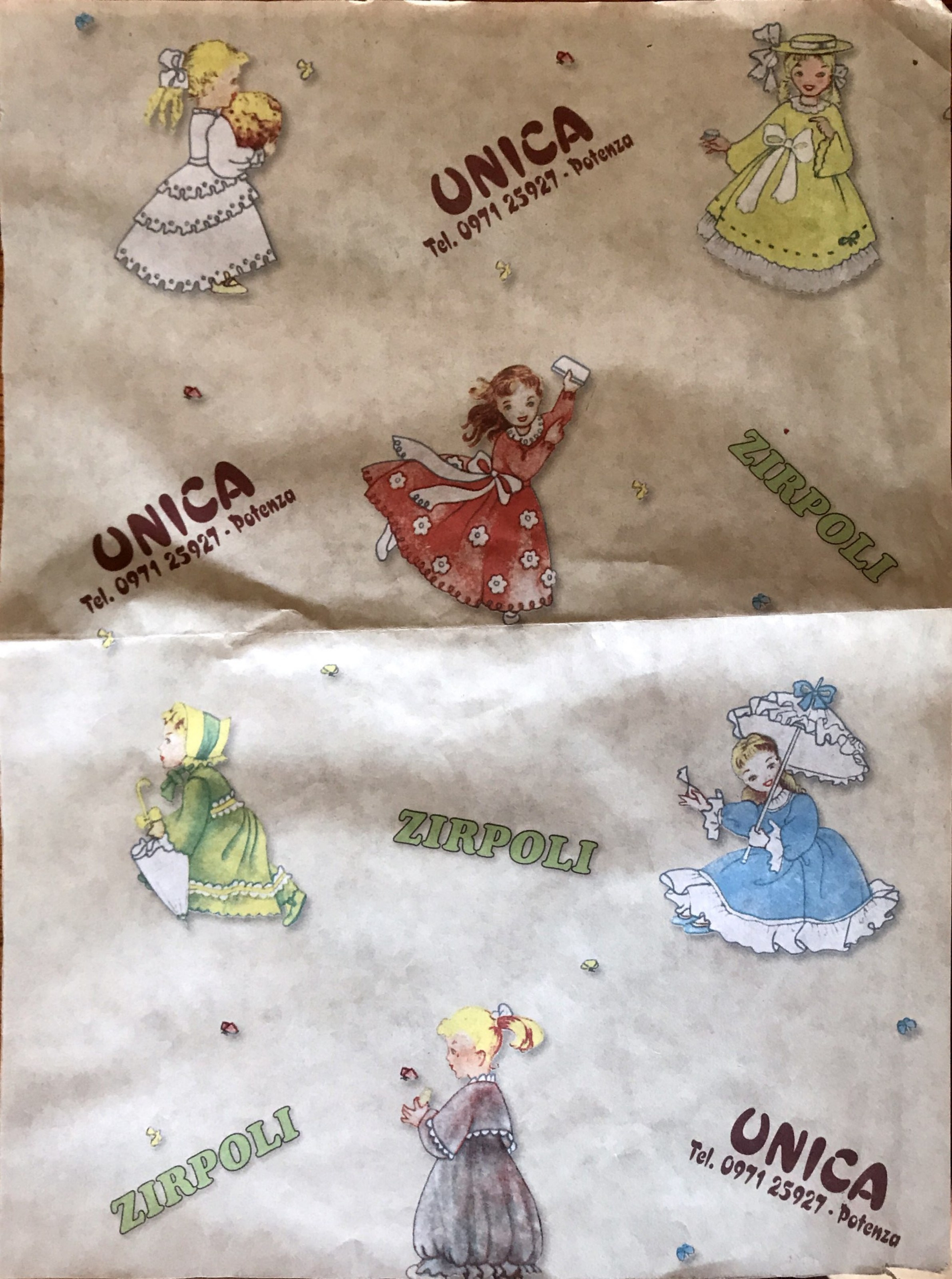 Carta regalo vintage Unica Zirpoli